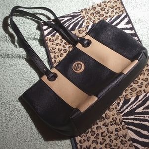 Kim Rogers Blk & Cream!Leather style!!